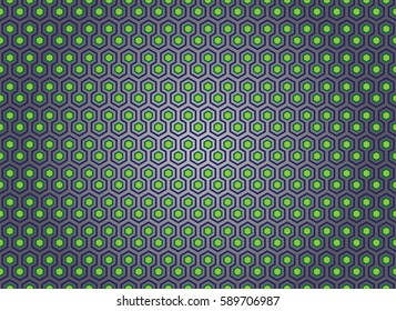 abstract pattern geometrical figure inscribed hexagonal