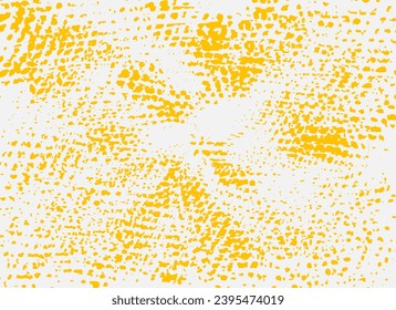 Abstract pattern gold yellow on white background. 