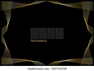 Abstract pattern golden line background,EPS10