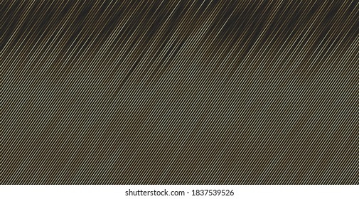 Abstract pattern golden line. Design stripe gold on black background. Modern luxury concept. Vector illustration