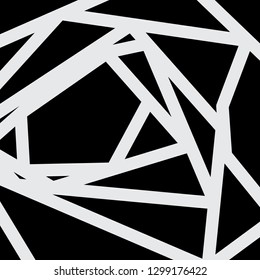 Abstract Pattern, Graphic Rose Linear Element.
