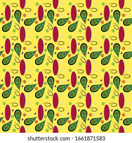 Abstract pattern graphic. Seamless vector pattern geometric background.