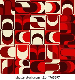 Abstract pattern graphics design inspired by modernism aesthetics arts made with bold geometric shapes and abstract figures for poster, cover, art, presentation, prints, fabric, wallpaper and etc.