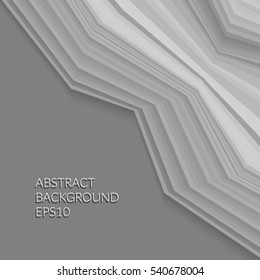 Abstract pattern of gray broken lines on a dark background. Monochrome image.