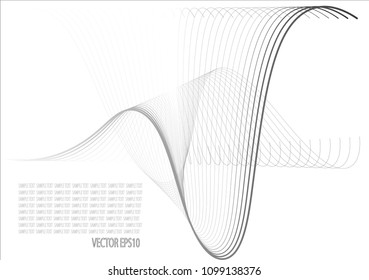 Abstract pattern Gray line  background, EPS10.
