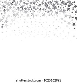 Abstract pattern of Gray-black stars on white background, Vector illustration