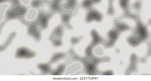 Abstract pattern in grayscale showcasing fluid shapes and organic forms in modern design