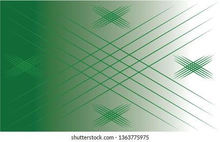 Abstract pattern green color background