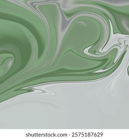 Abstract pattern with green color. Abstract background, marble in green tones. Flow of light green liquid marble background, design element