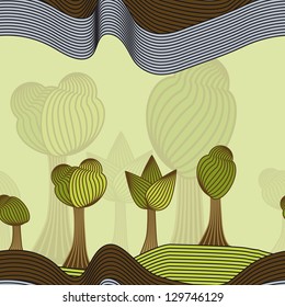 abstract pattern of green lines