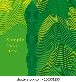abstract pattern of green lines