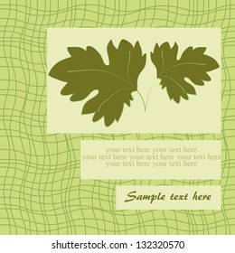 abstract pattern of green lines foliage