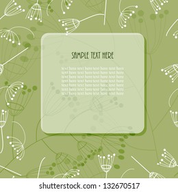 abstract pattern of green lines foliage
