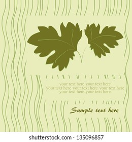 abstract pattern of green lines foliage