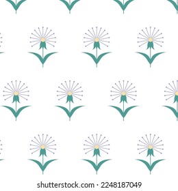 Abstract pattern in green tones - vector image