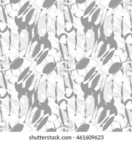 Abstract pattern, grid, loop, scribble, seamless vector background.