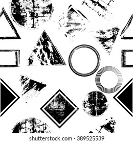 Abstract Pattern with grunge shapes.,