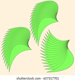 Abstract pattern with guilloche color.