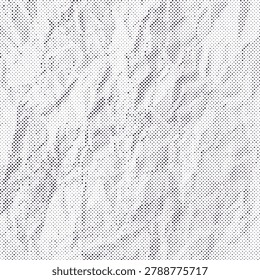 An abstract pattern of halftone dots is combined with streaky grunge on a white background.