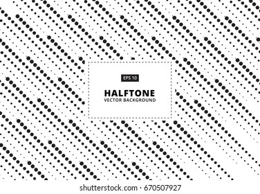 Abstract pattern halftone dots rain. Vector Illustration. Dotted background.