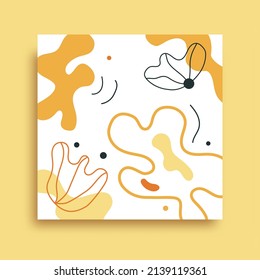 Abstract pattern with hand-drawn elements. Perfect for print, posters, notebooks. Vector illustration.