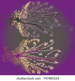 Abstract pattern with handmade doodle for new design work.