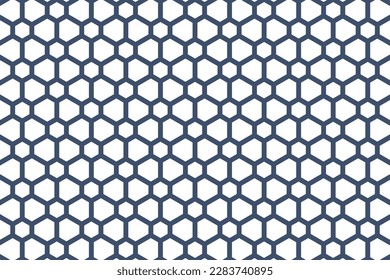 abstract pattern in hex blue color