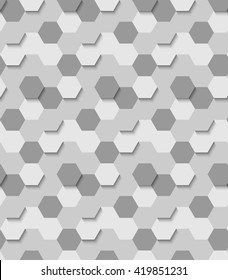Abstract pattern of hexagons.