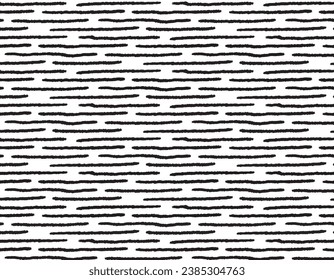 abstract pattern horizontal lines sketch. Textured lines drawn by hand on a transparent background. Vector pattern