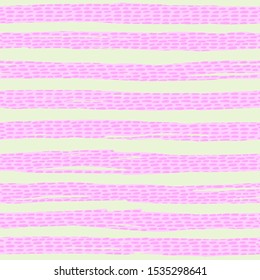 abstract pattern with horizontal pink stripes and freehand strokes