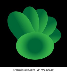 Abstract pattern icon with abstract logo