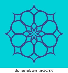 Abstract pattern illustration in arabian style