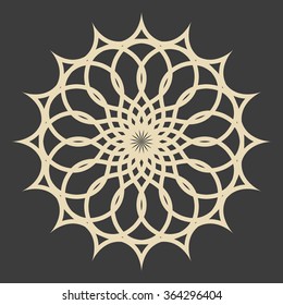 Abstract pattern illustration in arabian style