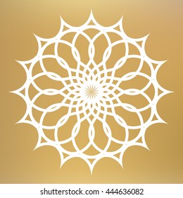 Abstract pattern illustration in arabian style. Vector illustration.