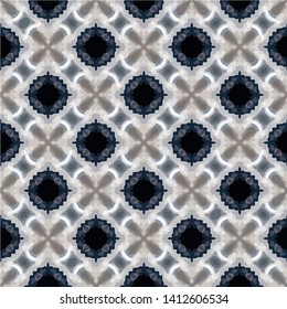 Abstract Pattern Illustration Background Texture In Geometric Ornamental Style