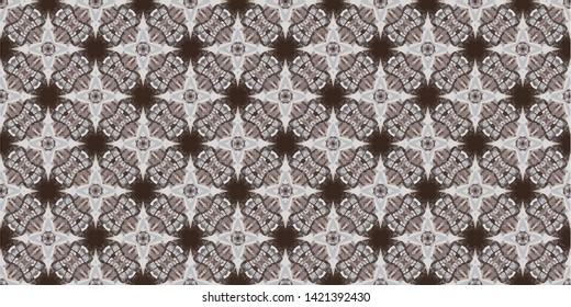 Abstract Pattern Illustration Background Texture In Geometric Ornamental Style