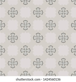 Abstract Pattern Illustration Background Texture In Geometric Ornamental Style