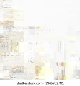 Abstract pattern with imitation of a grunge dirty texture. White background. Vector image.