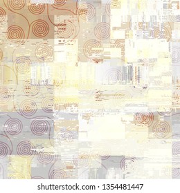 Abstract pattern with imitation of a grunge dirty texture. Vector image.