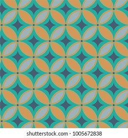 abstract pattern with interacting circles