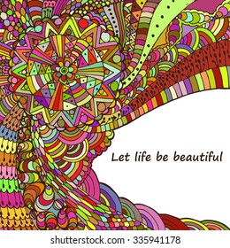 abstract pattern for invitation and card