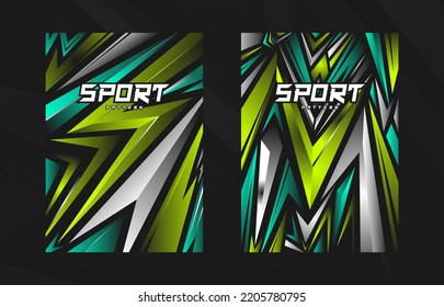 Abstract pattern jersey design for racing team, esport team, soccer, basketball, volleyball, cycling