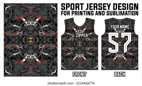 abstract pattern jersey printing design for sublimation jersey. jersey templates for sports teams football, basketball, cycling, volleyball, fishing, gaming, racing, etc