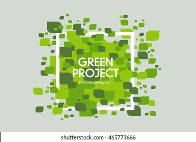 Abstract pattern with Leaf design