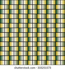 Abstract pattern with light ad dark green squares pixel effect