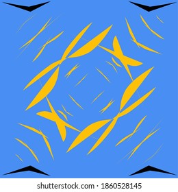 Abstract pattern with light blue background