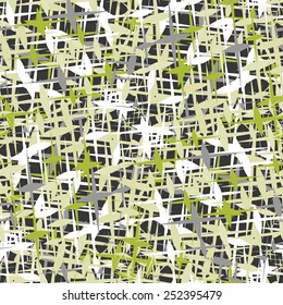 Abstract pattern with lights green.