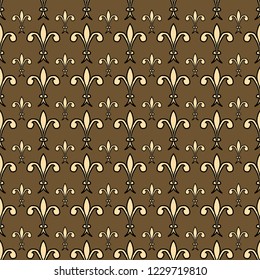 Abstract pattern lily color doodles sketch