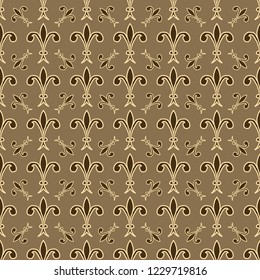 Abstract pattern lily color doodles sketch
