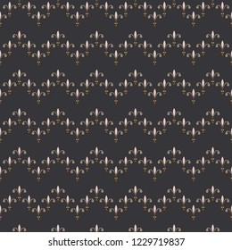 Abstract pattern lily color doodles sketch
